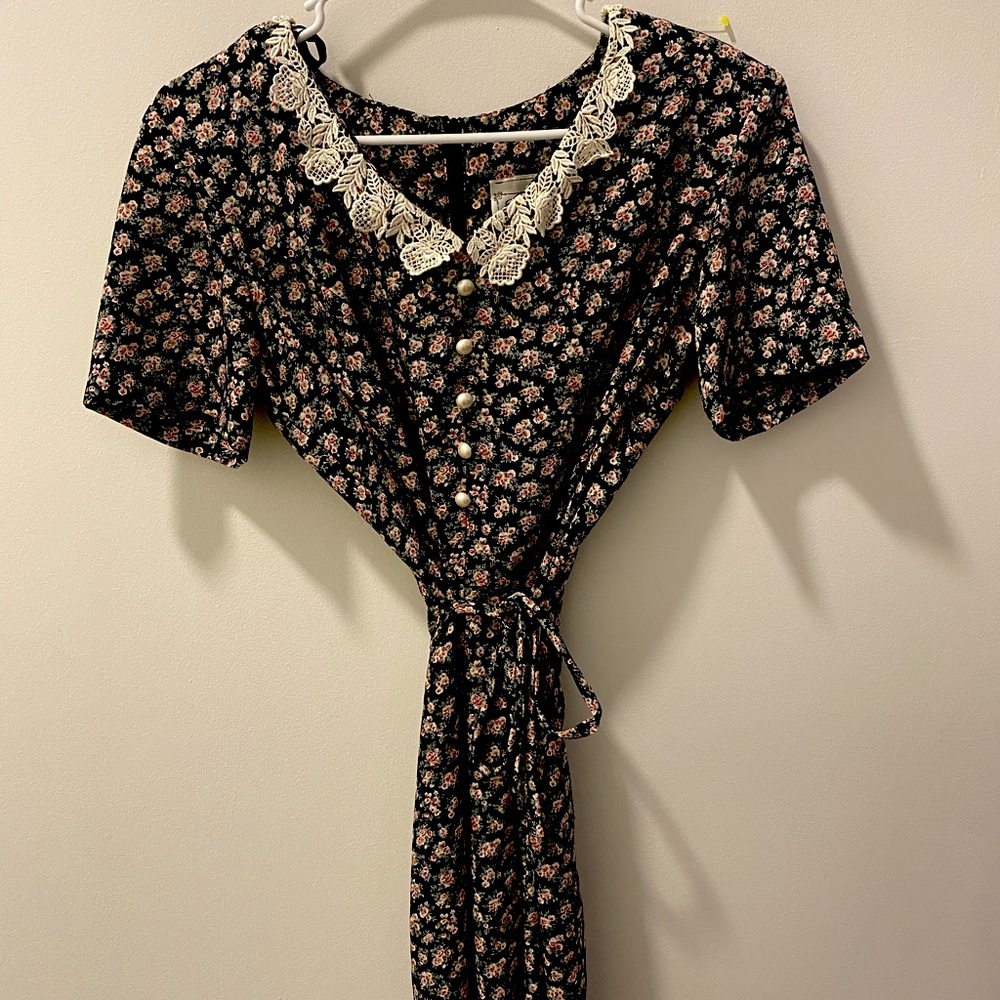Floral vintage 1980s romper size 6